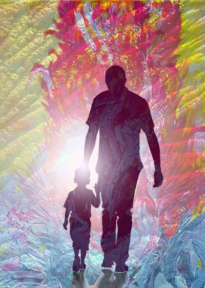 He leads me